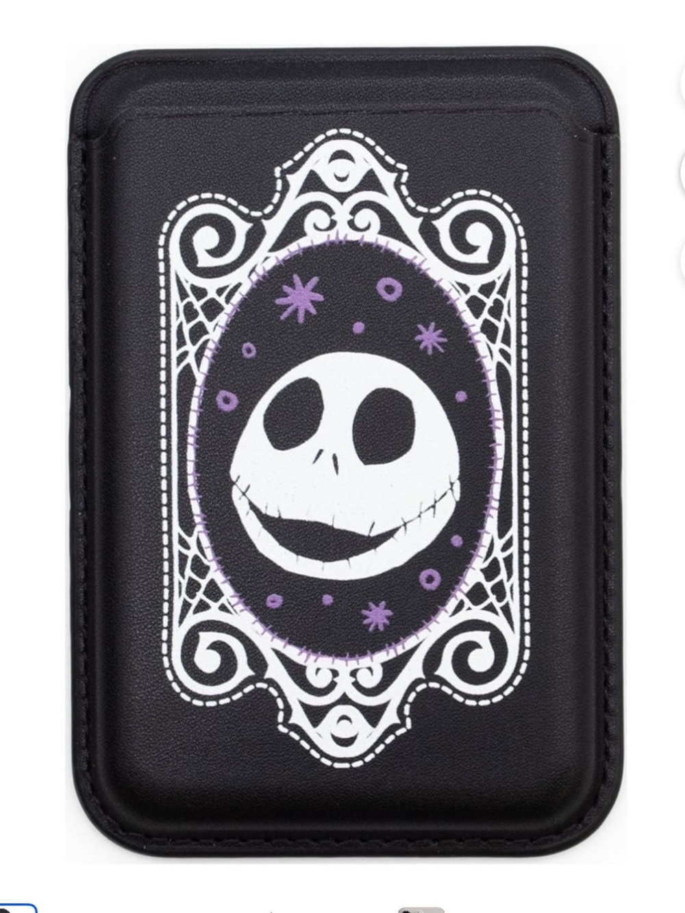 CultureFly Magnetic MagSafe Wallet Nightmare Before Christmas Jack Skellington